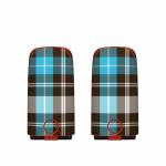Turquoise Plaid Autel EVO Battery Skin