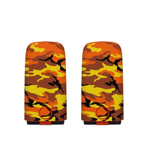 Orange Camo Autel EVO Battery Skin