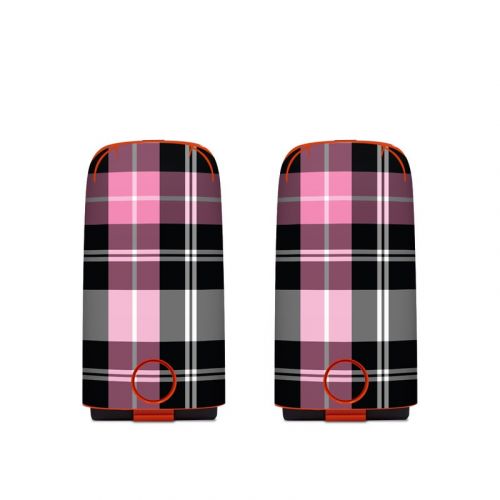 Pink Plaid Autel EVO Battery Skin
