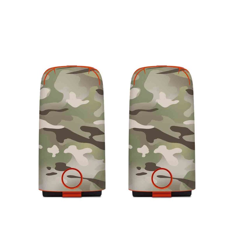 Autel EVO Battery Skin design of Military camouflage, Camouflage, Pattern, Clothing, Uniform, Design, Military uniform, Bed sheet, with gray, green, black, red colors