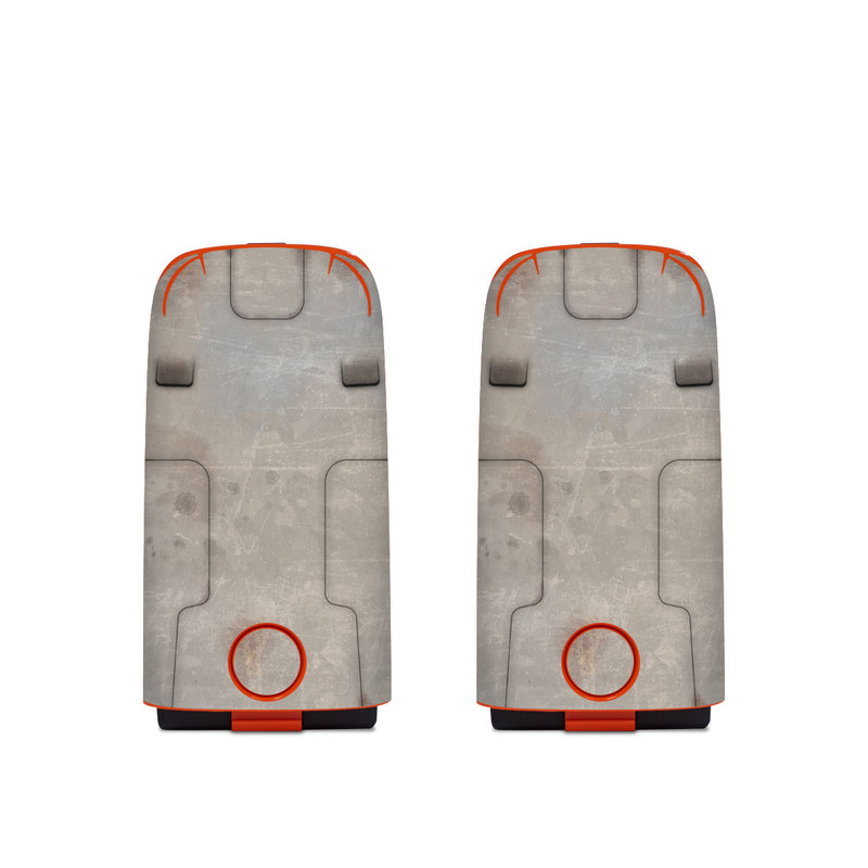 Autel EVO Battery Skin design, with red, gray colors