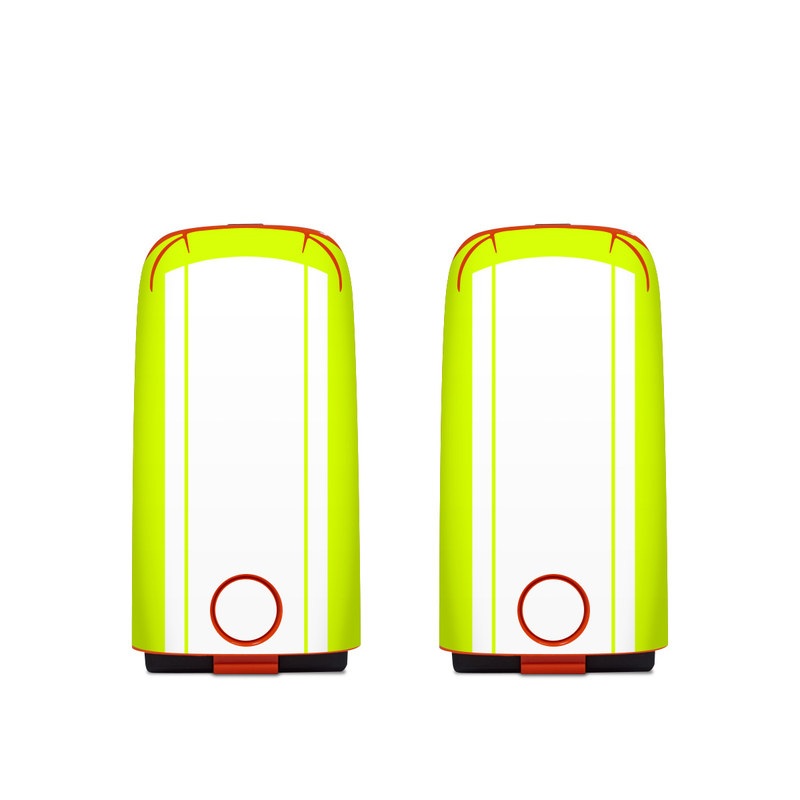 Autel EVO Battery Skin design of Yellow, Line, Font, Military rank, with white, green, red, yellow colors