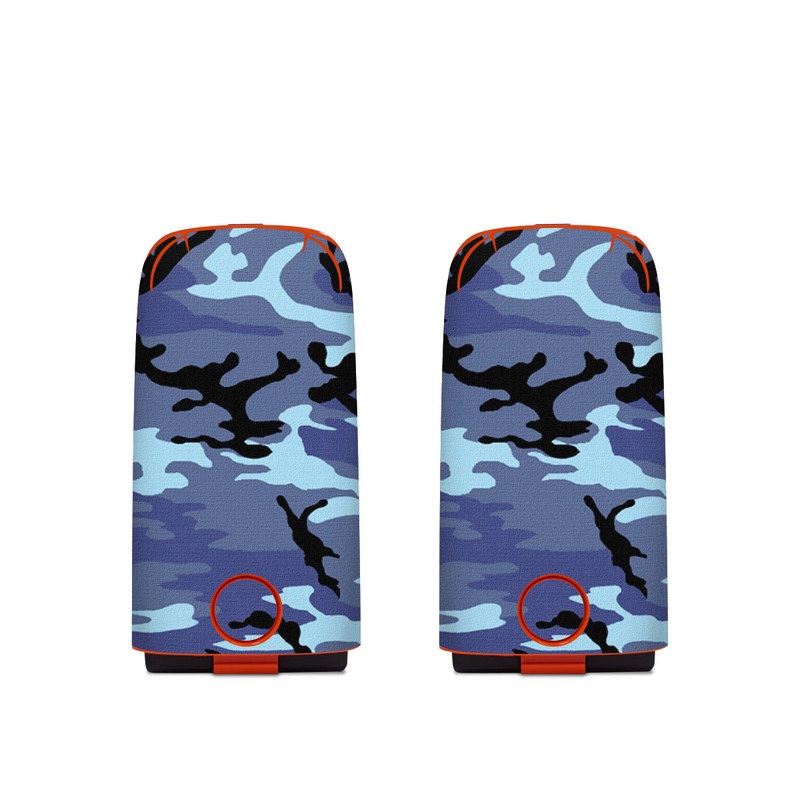 Autel EVO Battery Skin design of Military camouflage, Pattern, Blue, Aqua, Teal, Design, Camouflage, Textile, Uniform, with blue, black, gray, purple colors