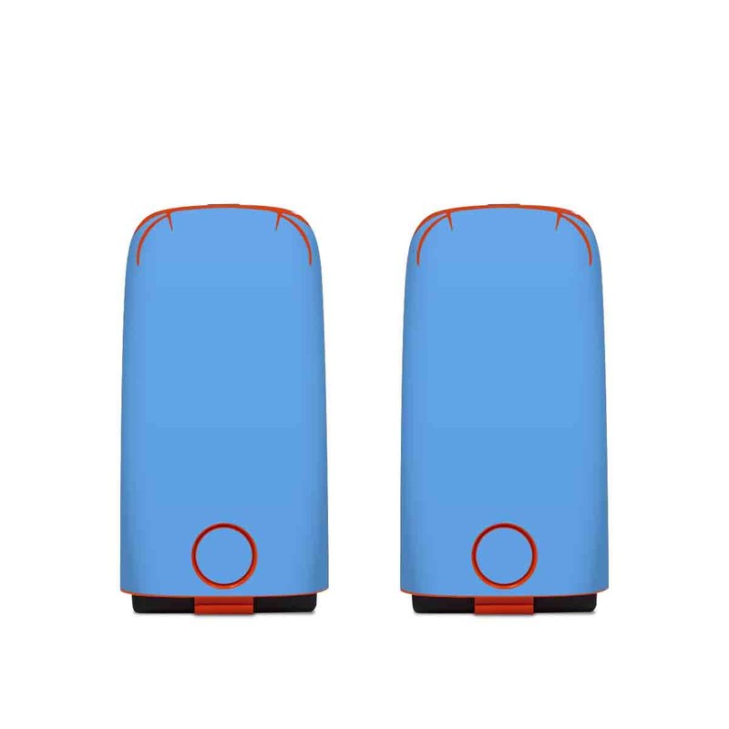 Autel EVO Battery Skin design of Sky, Blue, Daytime, Aqua, Cobalt blue, Atmosphere, Azure, Turquoise, Electric blue, Calm, with blue colors
