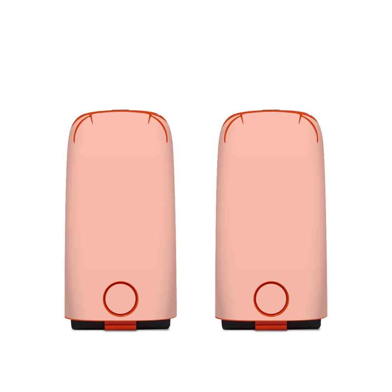 Autel EVO Battery Skin design of Orange, Pink, Peach, Brown, Red, Yellow, Material property, Font, Beige, with orange, yellow, white colors