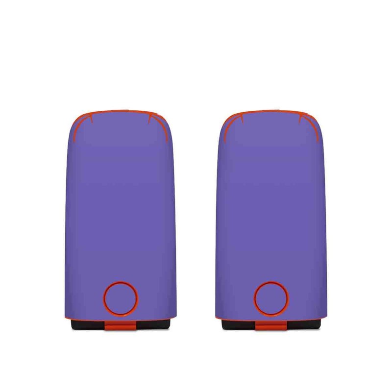 Autel EVO Battery Skin design of Blue, Violet, Sky, Purple, Daytime, Black, Lilac, Cobalt blue, Pink, Azure, with purple colors