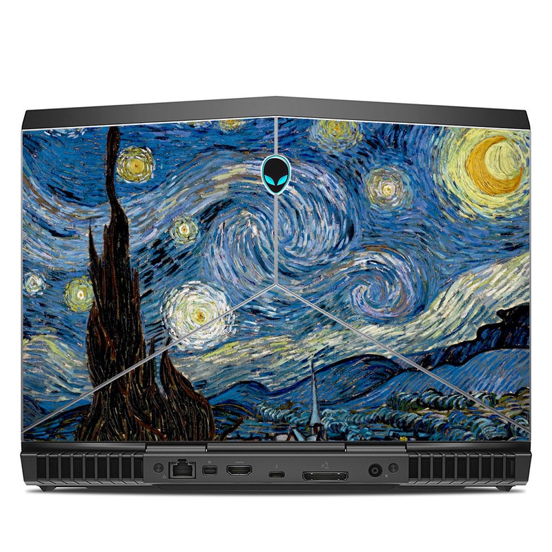 Alienware 13 R3 Skin design of Painting, Purple, Art, Tree, Illustration, Organism, Watercolor paint, Space, Modern art, Plant, with gray, black, blue, green colors