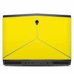 Solid State Yellow Alienware 15 R3 Skin