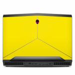 Solid State Yellow Alienware 17 R4 Skin