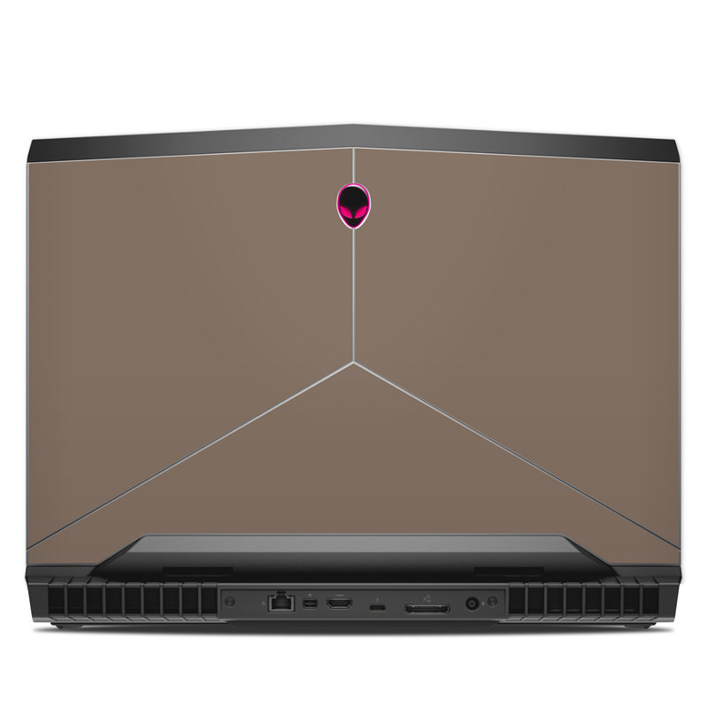 Alienware 17 R4 Skin design of Brown, Text, Beige, Material property, Font, with brown colors