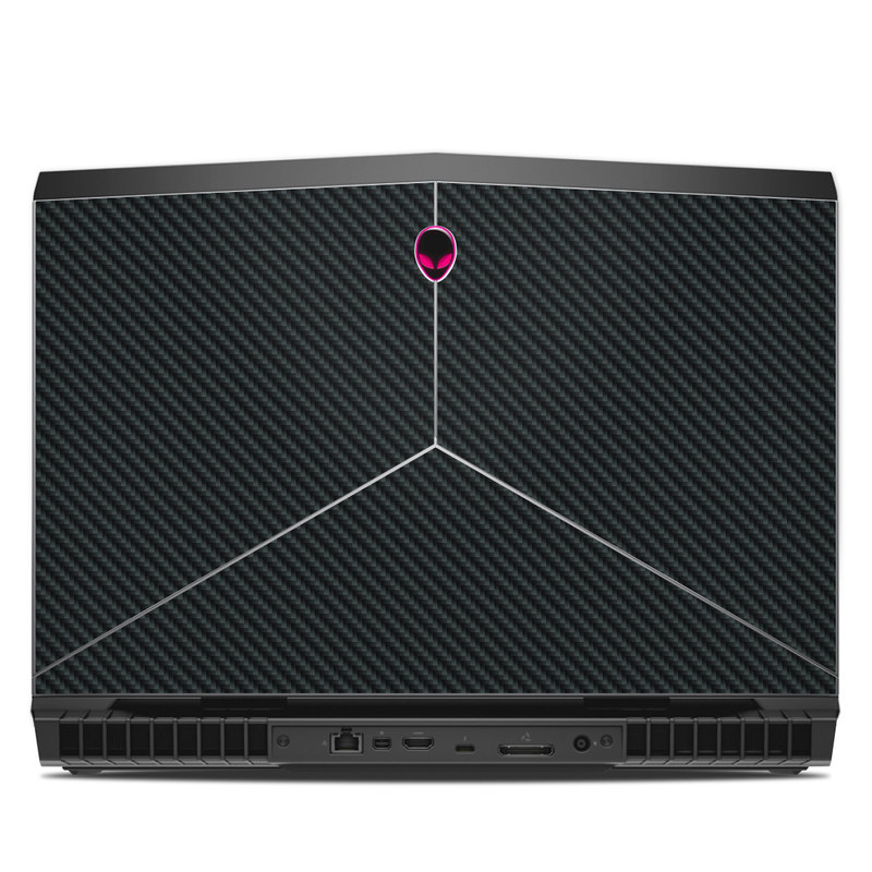 Alienware 17 R5 Skin design of Green, Black, Blue, Pattern, Turquoise, Carbon, Textile, Metal, Mesh, Woven fabric with black colors