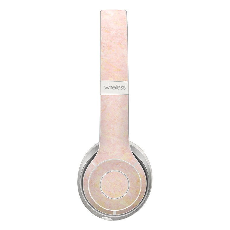 Beats Solo 2 Wireless Skin design of Pink, Peach, Wallpaper, Pattern with pink, yellow, orange colors