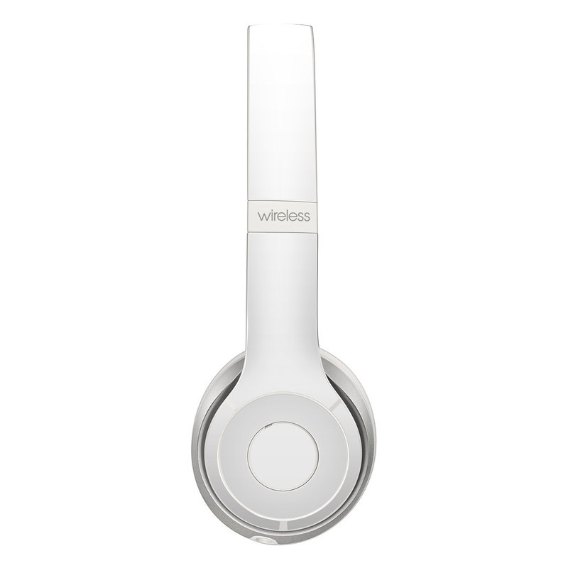 Beats Solo 2 Wireless Skin design of White, Black, Line with white colors