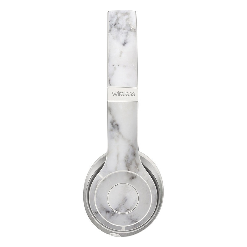 Beats Solo 2 Wireless Skin design of White, Geological phenomenon, Marble, Black-and-white, Freezing with white, black, gray colors