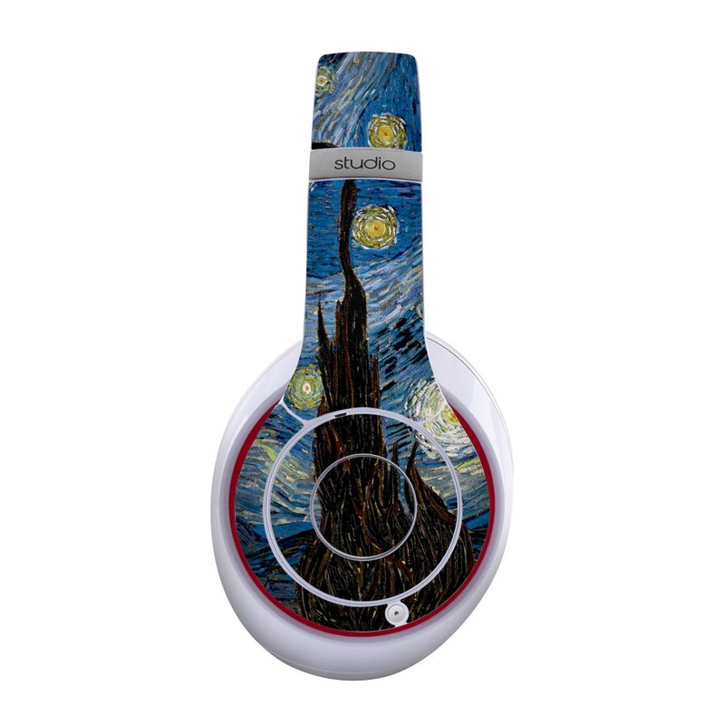 Beats Studio Wireless Skin design of Painting, Purple, Art, Tree, Illustration, Organism, Watercolor paint, Space, Modern art, Plant, with gray, black, blue, green colors