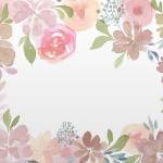 Blush Flower Frame