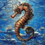 Steampunk Seahorse