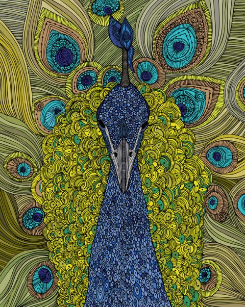 Design of Peafowl, Bird, Feather, Pattern, Art, Phasianidae, Galliformes, Design, Psychedelic art, Symmetry, with green, blue, yellow colors