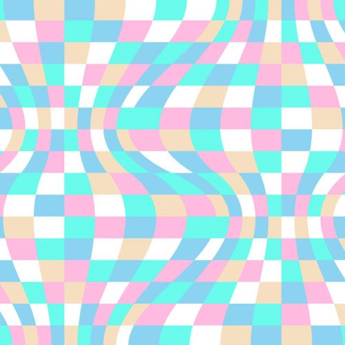 Design of Azure, Textile, Rectangle, Art, Pink, Painting, Aqua, Font, Magenta, Material property, with white, blue, pink colors