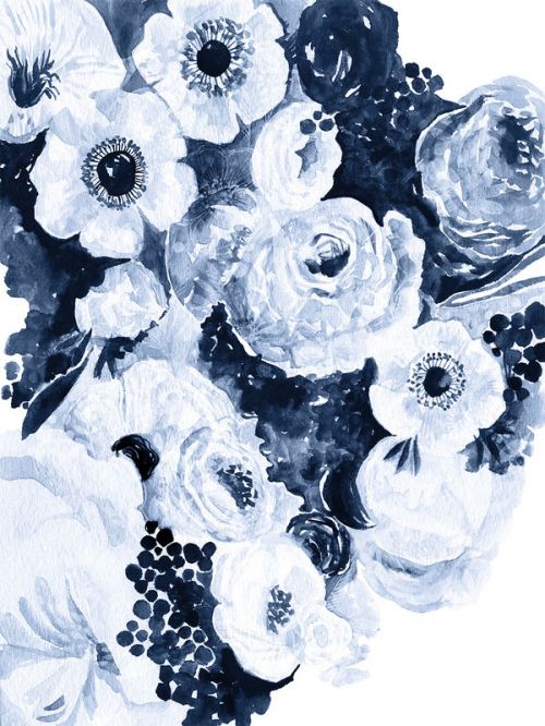 DJI Mavic Mini Skin design of White, Flower, Cut flowers, Garden roses, Plant, Bouquet, Rose, Black-and-white, Rose family, Still life, with white, blue colors