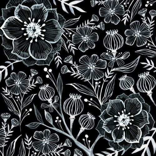 Design of Pattern, Black-and-white, Flower, Monochrome photography, Plant, Design, Monochrome, Botany, Wildflower, Visual arts with black, white colors