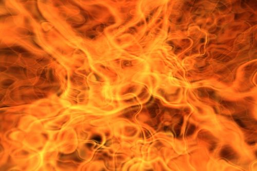 Nintendo DSi Skin design of Flame, Fire, Heat, Orange, with red, orange, black colors