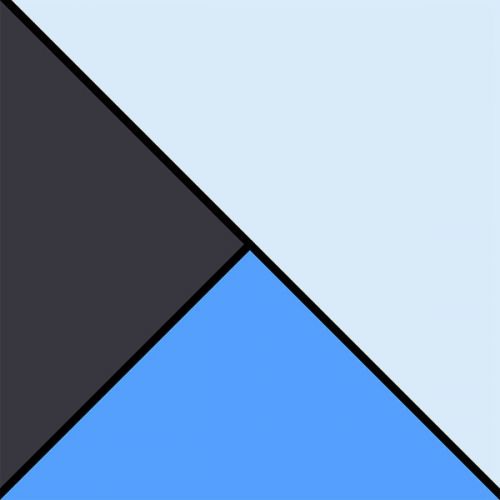 iPhone 12 Hybrid Case design of Blue, Line, Cobalt blue, Triangle, Azure, Electric blue, Parallel, Symmetry, Font with blue, gray, black colors