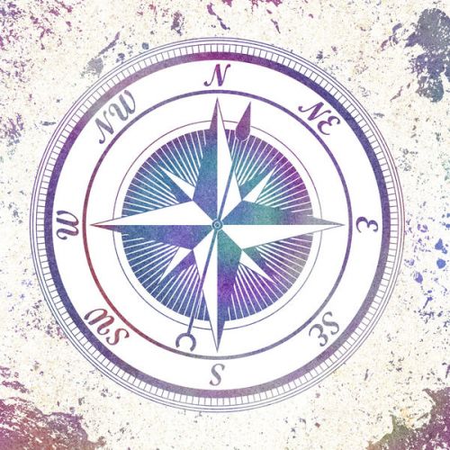 Kobo Libra H20 Skin design of Clock, Circle, Compass, Graphics, Pattern, Illustration, Interior design, with gray, white, yellow, pink, purple, blue colors