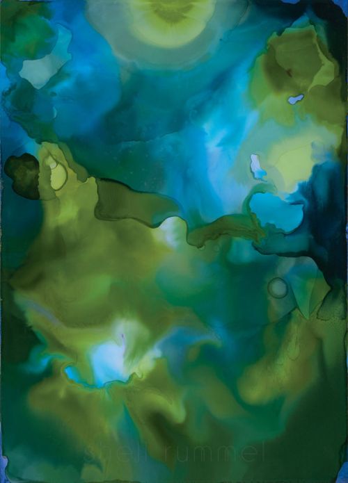  Skin design of Aqua, Blue, Green, Painting, Turquoise, Teal, Water, Acrylic paint, Art, Organism, with blue, green colors