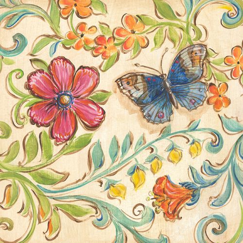 Design of Butterfly, Moths and butterflies, Insect, Pollinator, Plant, Pattern, Watercolor paint, Wildflower, Visual arts, Brush-footed butterfly with gray, pink, green, red, orange, blue colors