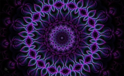 Dell Latitude E7450 Skin design of Colorfulness, Pattern, Purple, Violet, Magenta, Red, Pink, Art, Fractal Art, Visual Arts, Design, Circle, Symmetry, Psychedelic Art, Motif, Kaleidoscope, Graphics with black, purple, blue, white colors