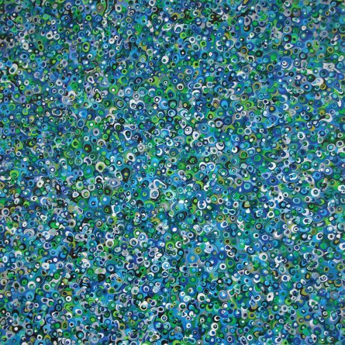  Skin design of Blue, Plant, Glitter, with blue, green, white colors