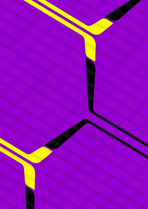 Design of Colorfulness, Purple, Violet, Line, Magenta, Parallel, Symmetry, Pattern, Electric blue, Font, with purple, yellow, black colors