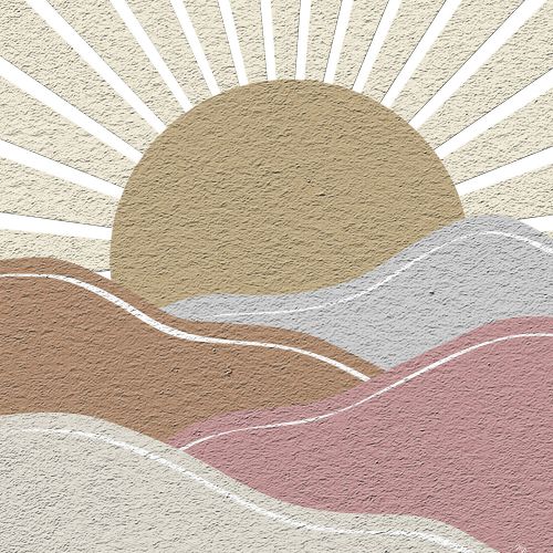 Design of Art, Pattern, Symmetry, Tints and shades, Slope, Building material, Circle, Visual arts, Creative arts, Metal, with yellow, pink, gray, white, brown colors