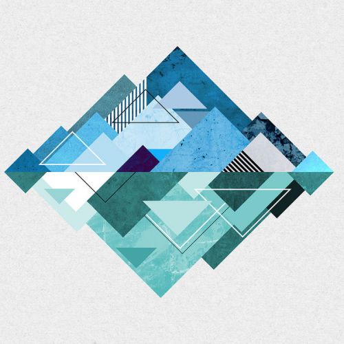 Design of Blue, Turquoise, Illustration, Graphic design, Design, Line, Logo, Triangle, Graphics with gray, blue, purple colors