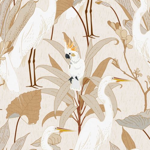Design of Plant, Branch, Organism, Twig, Art, Fawn, Painting, Tail, Pattern, Illustration, with white, brown, gray, yellow, orange colors