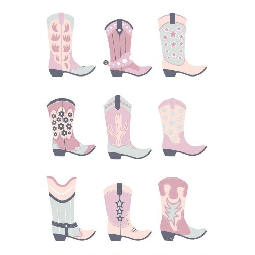 Design of Footwear, Shoe, White, Durango boot, Product, Fashion, Textile, Pink, Font, Red, with pink, white, blue, brown colors