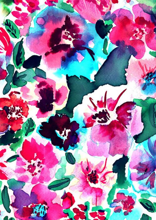 Design of Flower, Pink, Petal, Plant, Pattern, Hawaiian hibiscus, Design, Magenta, Flowering plant, Watercolor paint, with white, pink, blue, green, red colors