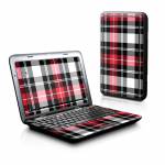 Red Plaid Dell Inspiron duo Skin