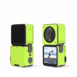 Solid State Lime DJI Action 2 Skin