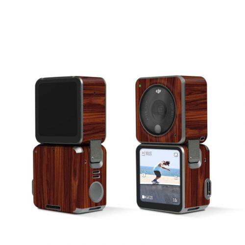 Dark Rosewood DJI Action 2 Skin