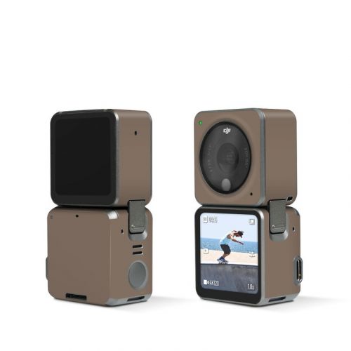 Solid State Flat Dark Earth DJI Action 2 Skin
