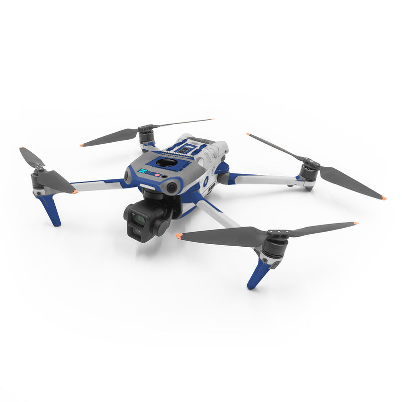 DJI Air 3 Series Skin design, with blue, gray, green, red colors