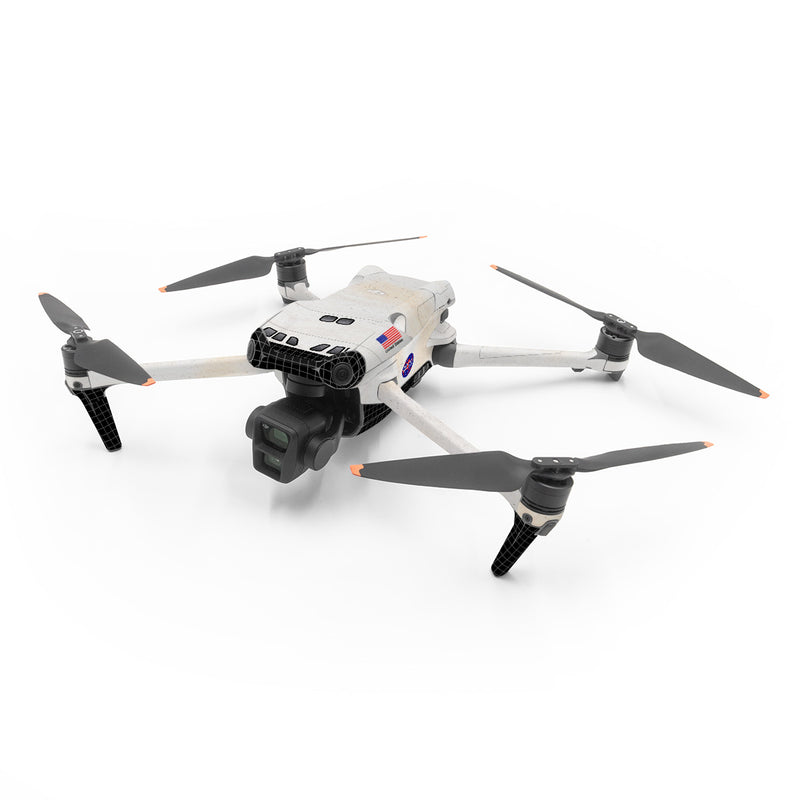DJI Air 3 Series Skin design of Logo, Graphics, Graphic design, with black, white, red, blue, brown colors