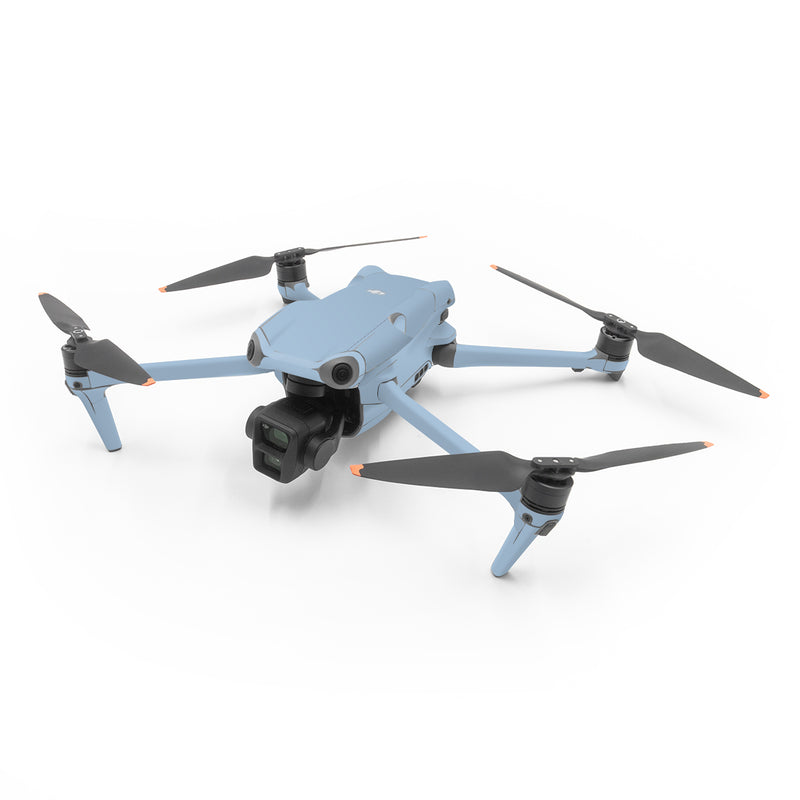 DJI Air 3 Series Skin design of Electric blue, Pattern, Font, Cumulus, Event, Sky, Circle, Magenta, Rectangle, Logo, with blue, gray colors