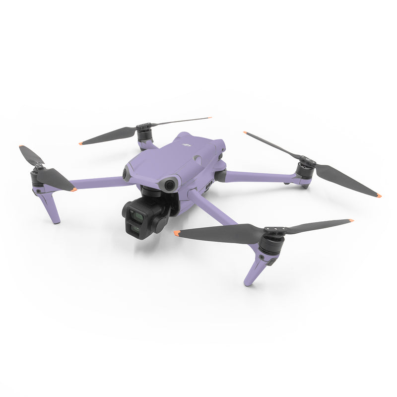 DJI Air 3 Series Skin design of Purple, Violet, Electric blue, Font, Pattern, Magenta, Sky, Event, Circle, Cumulus, with purple colors
