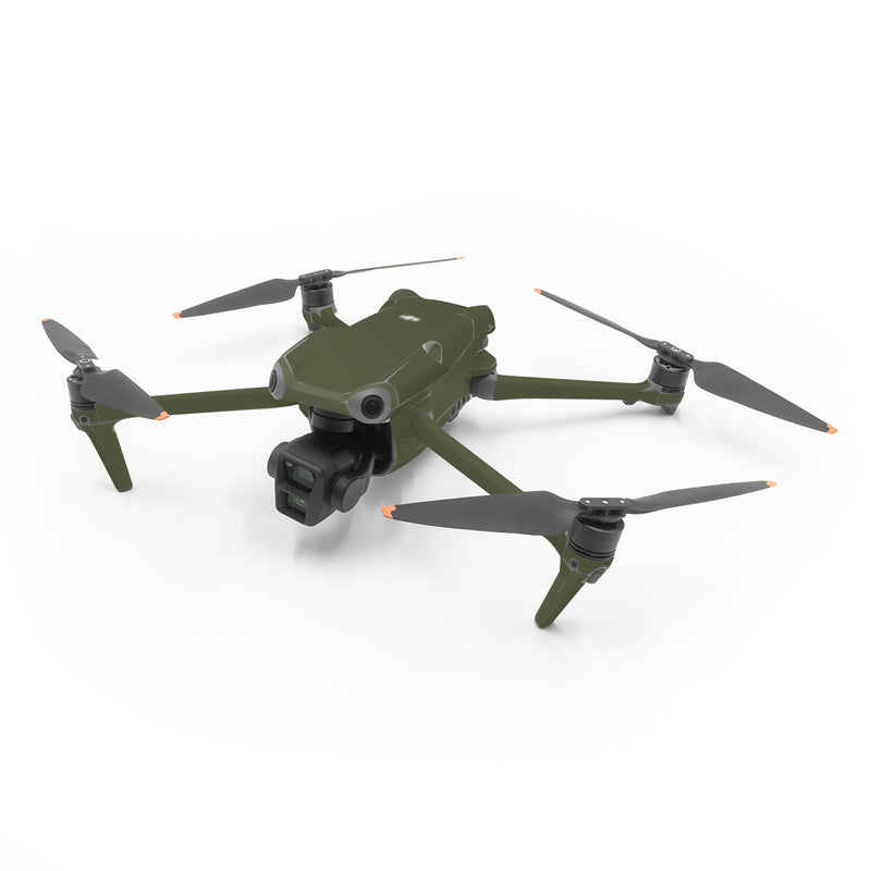 DJI Air 3 Series Skin design of Green, Brown, Text, Yellow, Grass, Font, Pattern, Beige, with green, brown colors