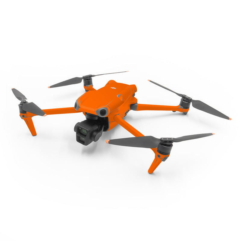 DJI Air 3 Series Skin design of Brown, Amber, Orange, Peach, Pattern, Magenta, Tints and shades, Font, Carmine, Event, with orange colors