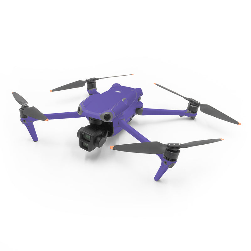 DJI Air 3 Series Skin design of Blue, Violet, Sky, Purple, Daytime, Black, Lilac, Cobalt blue, Pink, Azure, with purple colors