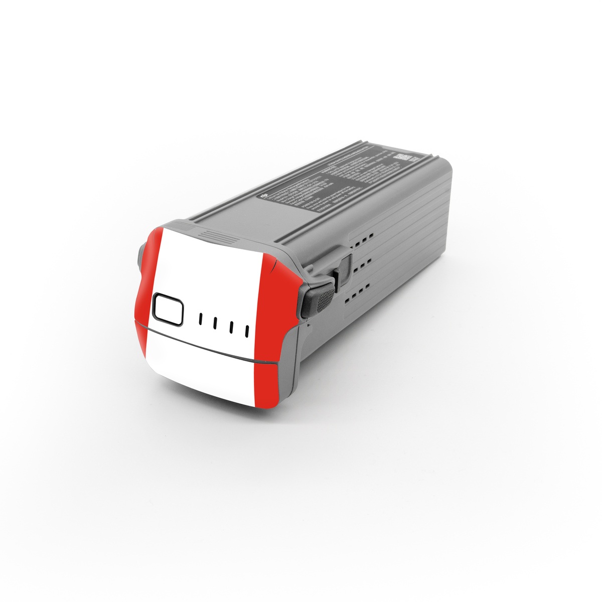 DJI Air 3 Battery Skin design of Red, Maple leaf, Tree, Leaf, Woody plant, Flag, Plant, Plane, Red flag, Maple, with red, white colors